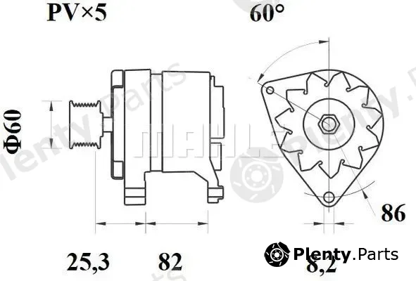 Wilmink Group WG2043372 — Alternator