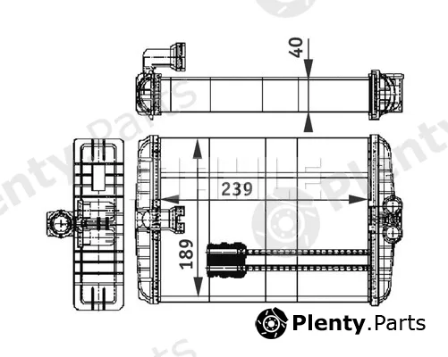 Wilmink Group WG2179982 — Heat Exchanger, interior heating