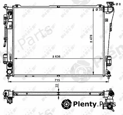 Wilmink Group WG1723663 — Radiator, engine cooling