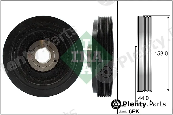 Wilmink Group WG1254370 — Belt Pulley, crankshaft