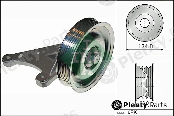 Wilmink Group WG1710131 — Deflection/Guide Pulley, V-ribbed belt
