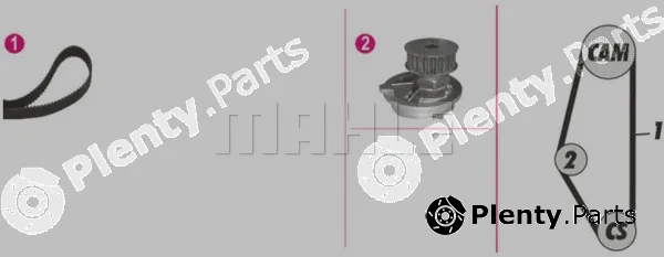Wilmink Group WG2182129 — Water Pump & Timing Belt Kit