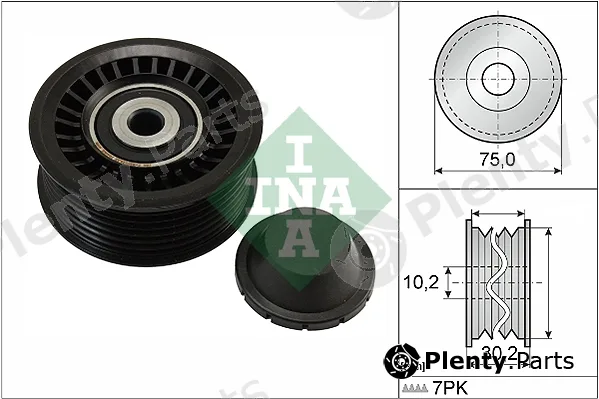 Wilmink Group WG1897473 — Deflection/Guide Pulley, V-ribbed belt