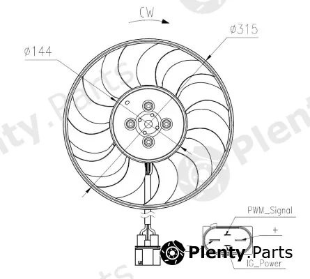 Wilmink Group WG2161790 — Fan, engine cooling