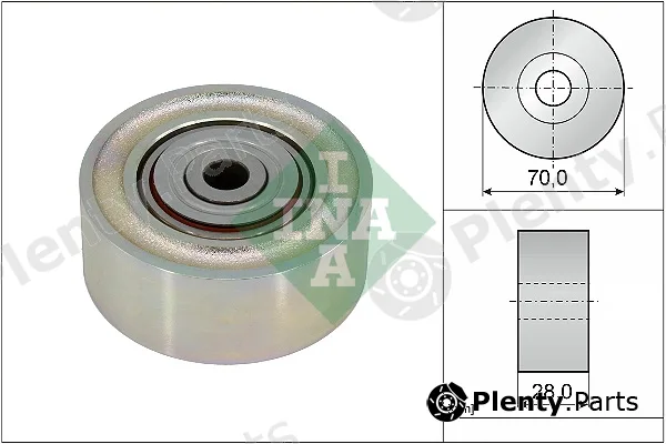 Wilmink Group WG2136870 — Deflection/Guide Pulley, V-ribbed belt