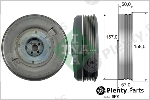 Wilmink Group WG2263998 — Belt Pulley, crankshaft