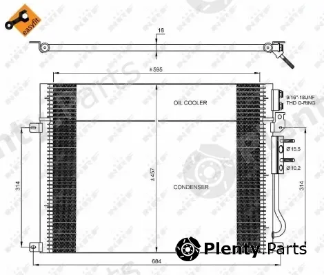 Wilmink Group WG2161199 — Condenser, air conditioning