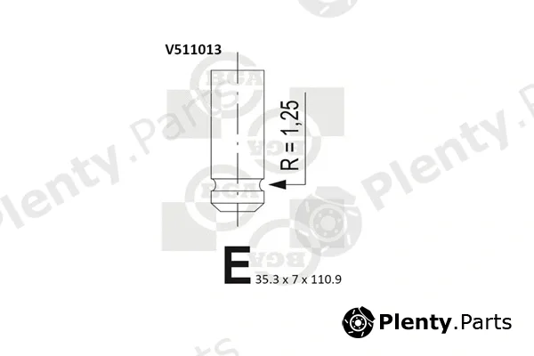 Wilmink Group WG1491462 — Intake Valve