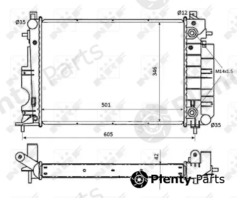 Wilmink Group WG1722677 — Radiator, engine cooling