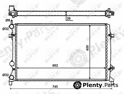 Wilmink Group WG1723609 — Radiator, engine cooling