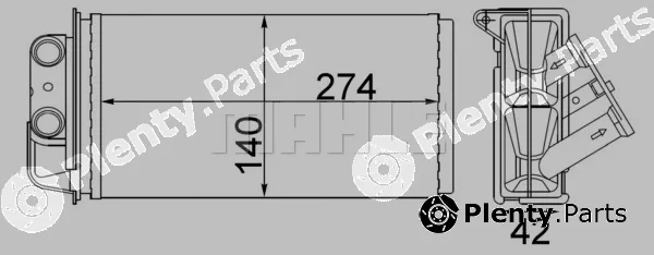 Wilmink Group WG2180093 — Heat Exchanger, interior heating