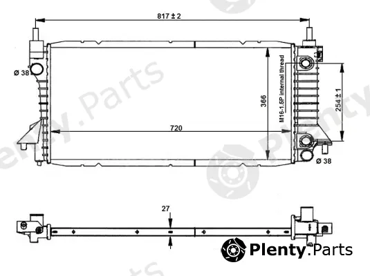 Wilmink Group WG1723002 — Radiator, engine cooling