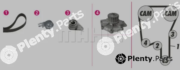 Wilmink Group WG2182120 — Water Pump & Timing Belt Kit