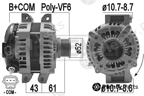 Wilmink Group WG2011399 — Alternator