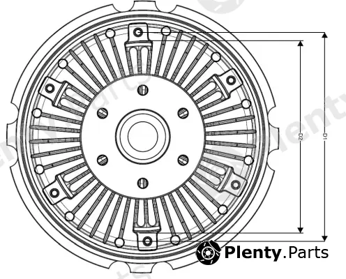 Wilmink Group WG2330472 — Clutch, radiator fan