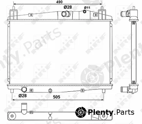Wilmink Group WG1722002 — Radiator, engine cooling