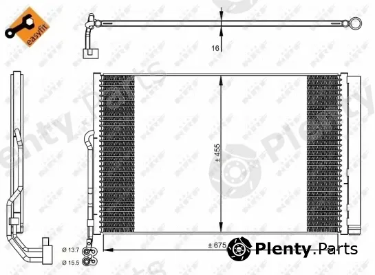 Wilmink Group WG2160584 — Condenser, air conditioning