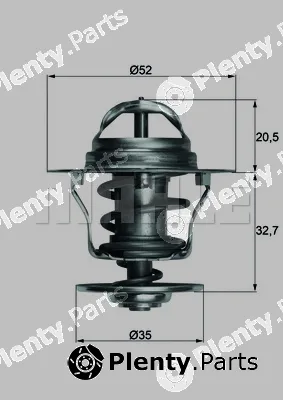 Wilmink Group WG1261821 — Thermostat, coolant