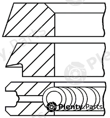 Wilmink Group WG1096415 — Piston Ring Kit