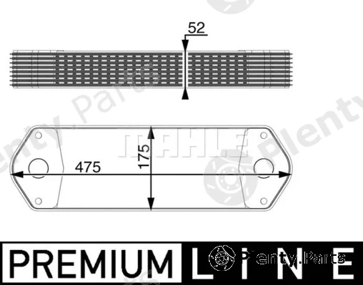 Oil Cooler, engine oil