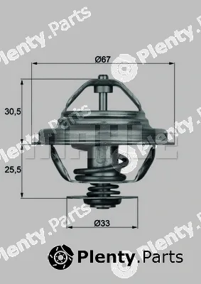 Wilmink Group WG1262727 — Thermostat, coolant
