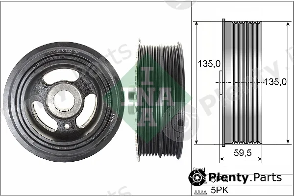 Wilmink Group WG2112212 — Belt Pulley, crankshaft