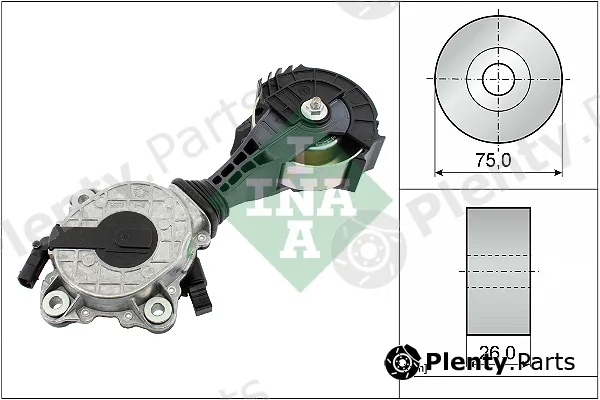 Wilmink Group WG1966528 — Belt Tensioner, V-ribbed belt