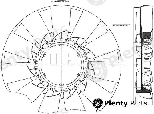 Wilmink Group WG2180953 — Fan Wheel, engine cooling