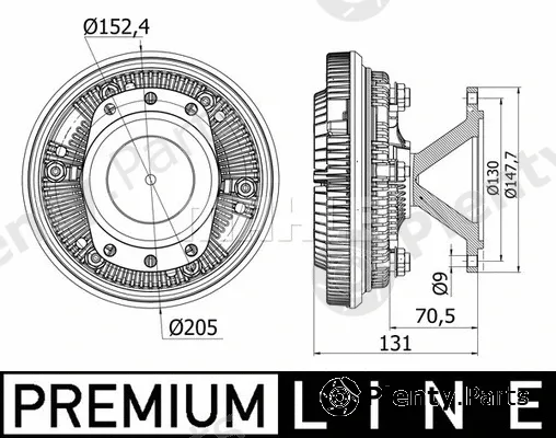 Wilmink Group WG2180437 — Clutch, radiator fan