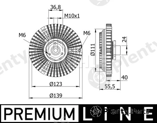 Wilmink Group WG2180465 — Clutch, radiator fan