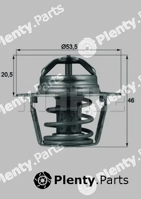 Wilmink Group WG1218013 — Thermostat, coolant