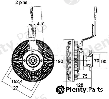 Wilmink Group WG2180294 — Clutch, radiator fan
