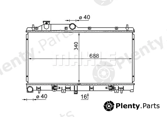 Wilmink Group WG2182761 — Radiator, engine cooling