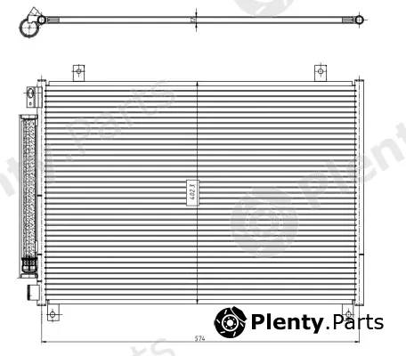Wilmink Group WG2160717 — Condenser, air conditioning