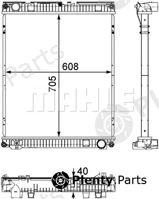 Wilmink Group WG2184002 — Radiator, engine cooling