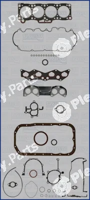 Wilmink Group WG1165543 — Full Gasket Kit, engine