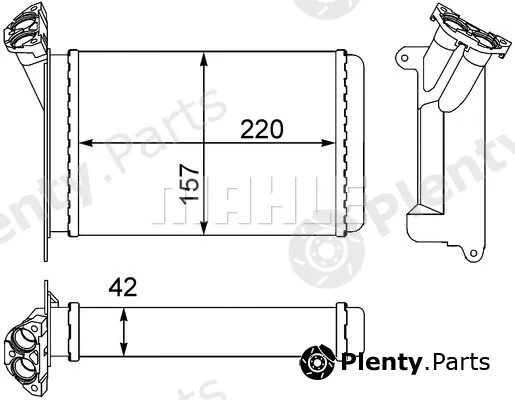 Wilmink Group WG2180221 — Heat Exchanger, interior heating