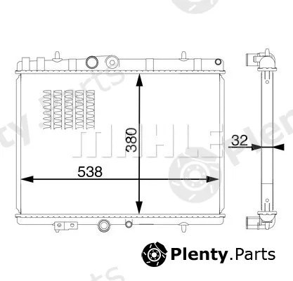 Wilmink Group WG2182785 — Radiator, engine cooling