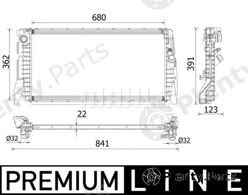 Wilmink Group WG2183231 — Radiator, engine cooling