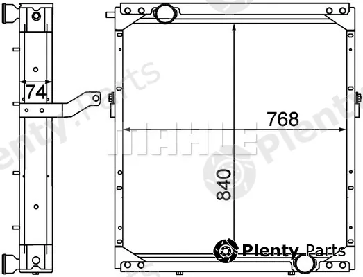 Wilmink Group WG2182740 — Radiator, engine cooling