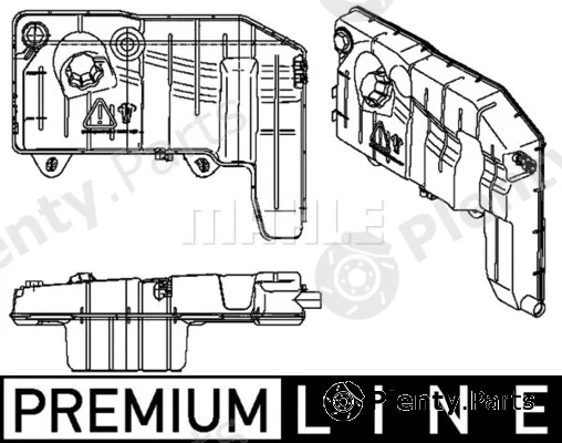 Wilmink Group WG2184424 — Expansion Tank, coolant