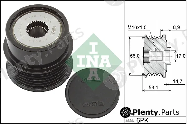 Wilmink Group WG1990618 — Alternator Freewheel Clutch