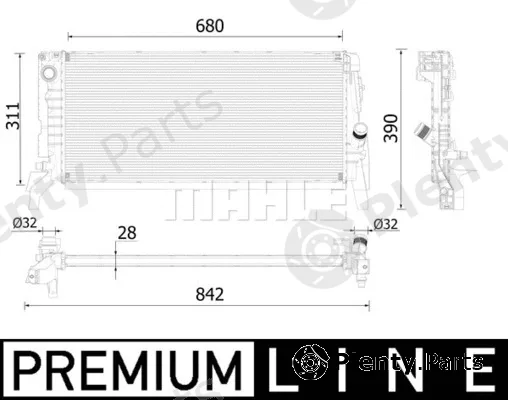Wilmink Group WG2183271 — Radiator, engine cooling