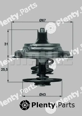 Wilmink Group WG1104806 — Thermostat, coolant