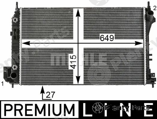 Wilmink Group WG2183374 — Radiator, engine cooling