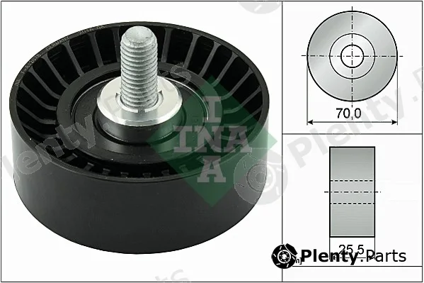 Wilmink Group WG1253057 — Deflection/Guide Pulley, V-ribbed belt