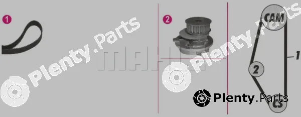 Wilmink Group WG2182149 — Water Pump & Timing Belt Kit