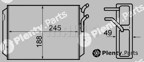 Wilmink Group WG2180187 — Heat Exchanger, interior heating