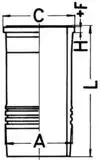 Wilmink Group WG1021880 — Cylinder Sleeve