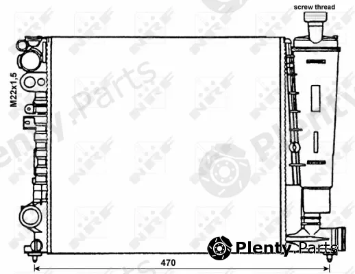 Wilmink Group WG1723588 — Radiator, engine cooling